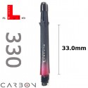 L-SHAFT CARBON Black-Red 330 medium