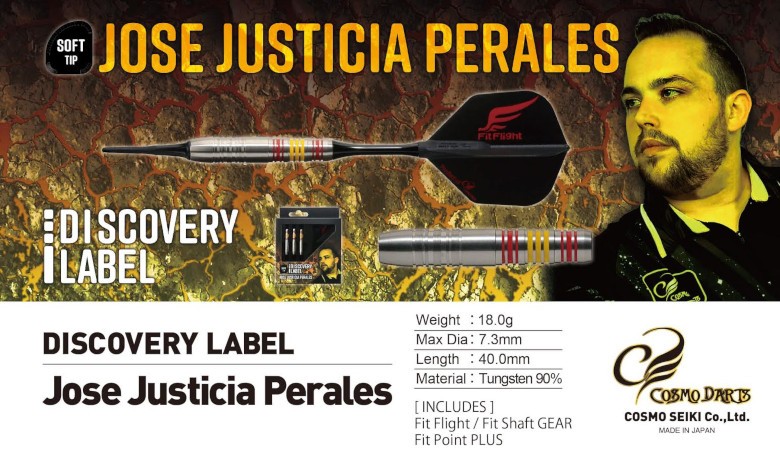 Cosmo Darts Discovery Label Jose Justicia